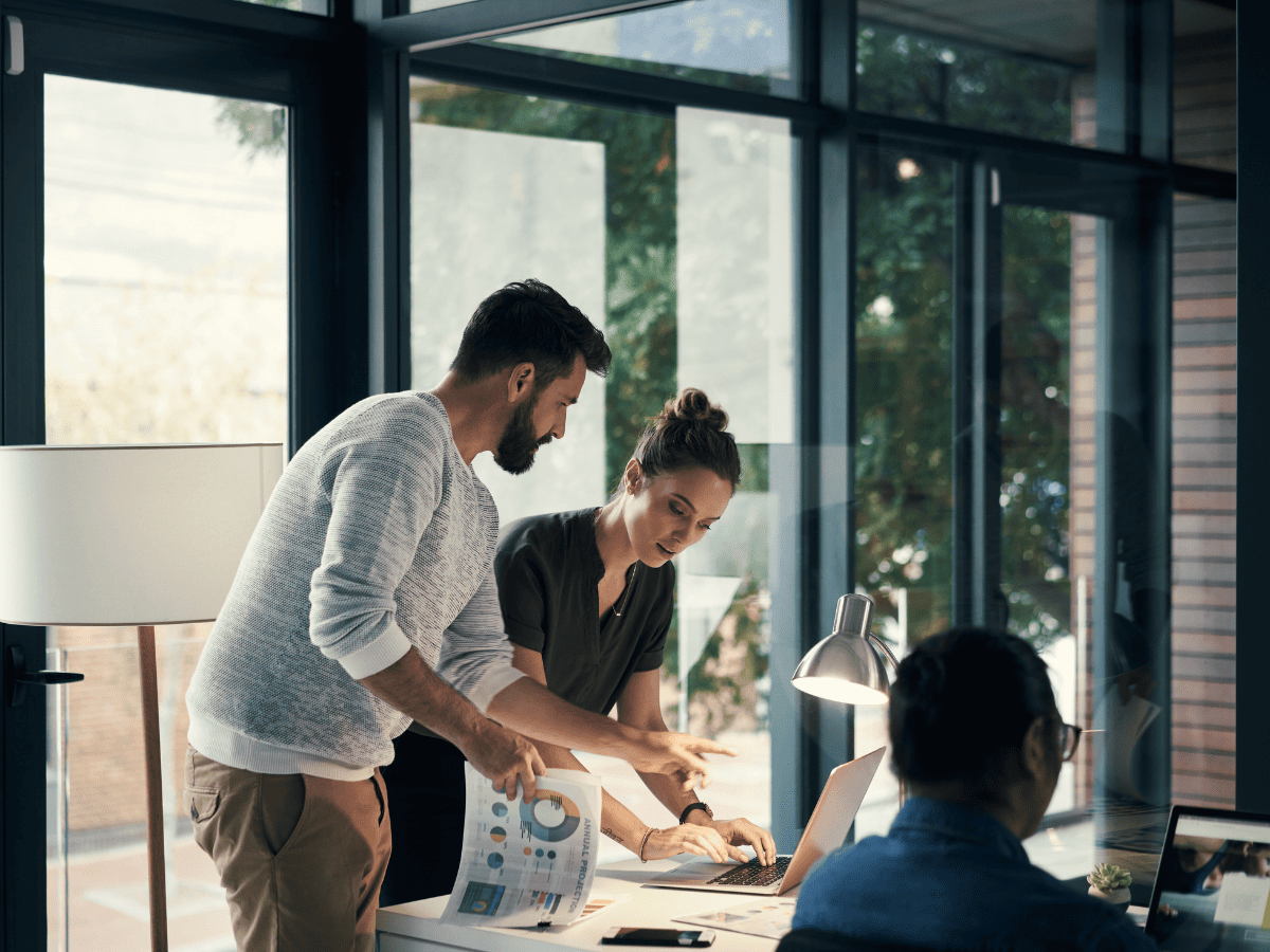Developers creating custom business software